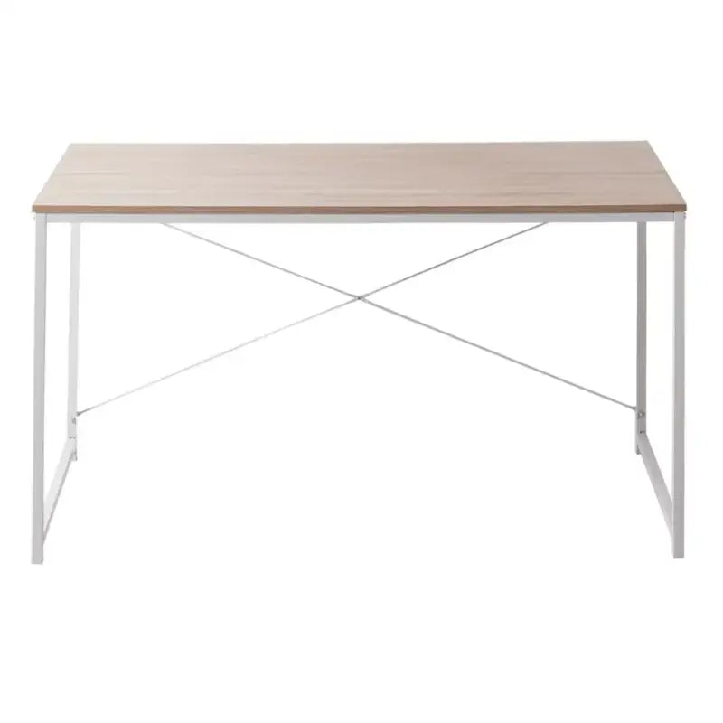 BukkitBow computertafel bureau van spaanplaat en metaal, 120x60x70cm, geschikt voor thuis of kantoorgebruik