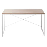 BukkitBow computertafel bureau van spaanplaat en metaal, 120x60x70cm, geschikt voor thuis of kantoorgebruik
