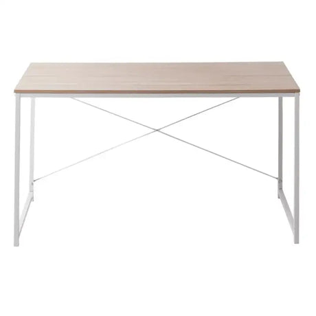 BukkitBow computertafel bureau van spaanplaat en metaal, 120x60x70cm, geschikt voor thuis of kantoorgebruik
