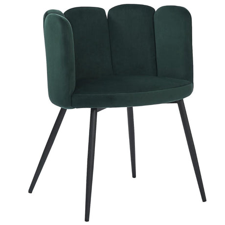 BukkitBow eetkamerstoel met bloembladontwerp, comfortabele bureaustoel en make-up stoel in modern stijl, kleurrijk en elegant.
