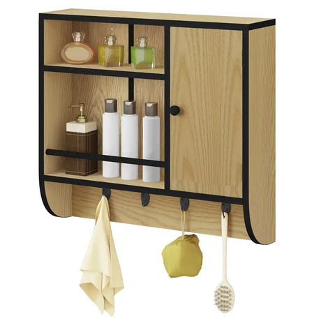 BukkitBow - Eiken Badkamermeubel - Badkamer Wandkast