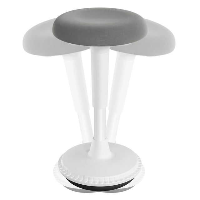 BukkitBow ergonomische bureaustoel en kruk van stof, hoogteverstelbaar en comfortabel voor een ergonomische werkplek