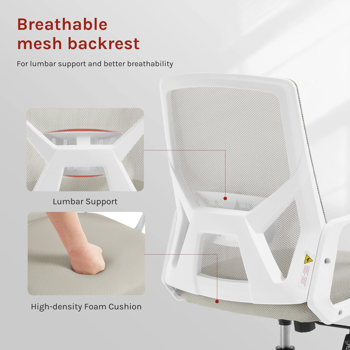 BukkitBow ergonomische gamestoel met mesh stof, inklapbaar ontwerp en verstelbare armleuningen voor comfortabel werken.
