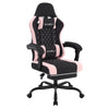 BukkitBow ergonomische gamestoel met massagefunctie, mesh-stof, voetensteun en verstelbare armleuningen voor comfortabel gamen