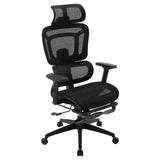 BukkitBow ergonomische mesh bureaustoel met verstelbare en kantelbare functies, ademend en comfortabel, maximale belasting 150 kg