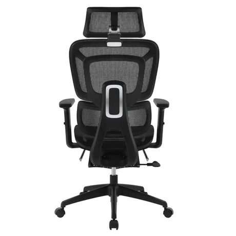 BukkitBow ergonomische mesh bureaustoel met verstelbare en kantelbare functies, ademend design, maximale belasting van 150kg.