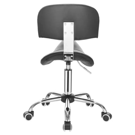 BukkitBow bureaustoel met faux lederen zadelkruk, hoogteverstelbaar, ergonomisch ontwerp en stabiele, duurzame constructie.