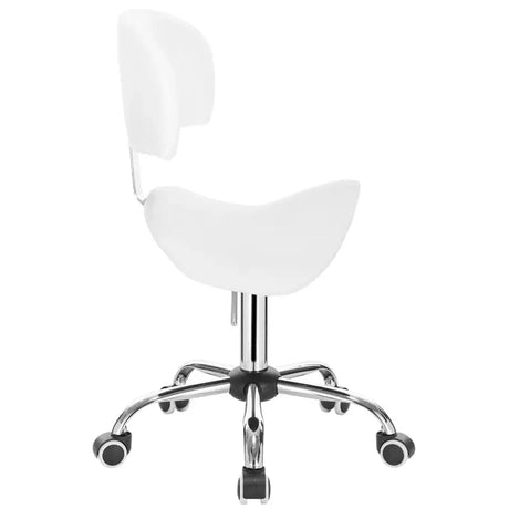 BukkitBow bureaustoel met faux leren zadelkruk, hoogte verstelbaar, ergonomisch ontwerp en stabiele, duurzame constructie.
