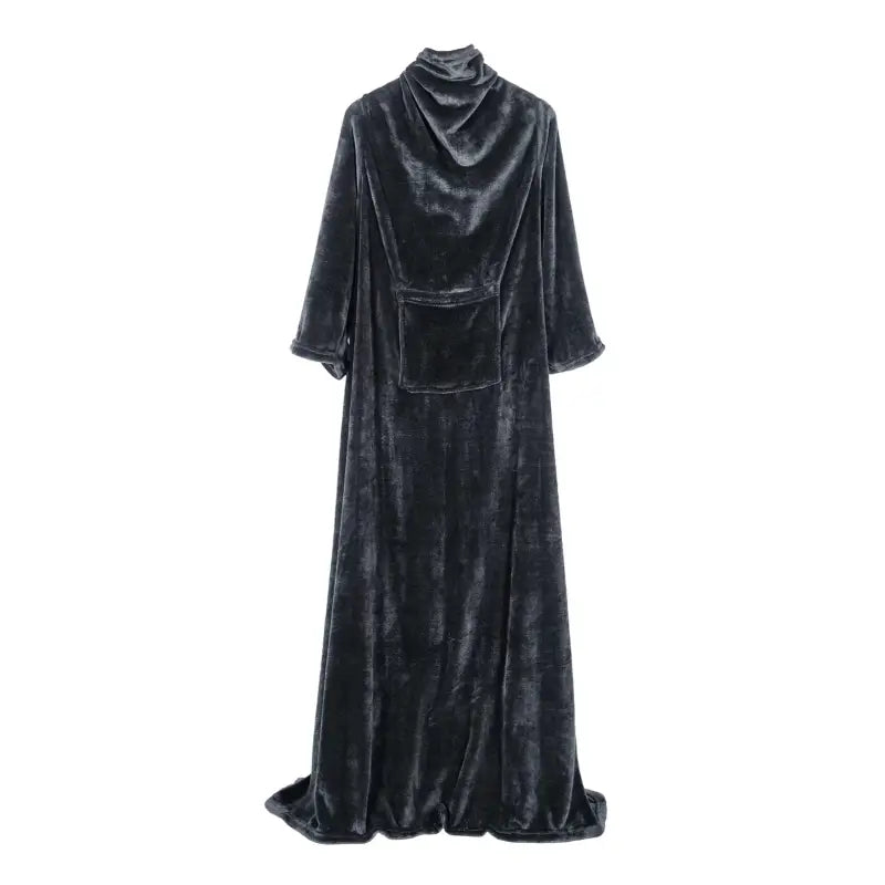 BukkitBow flanellen fleece deken met mouwen en zak, lichtgewicht, wasbaar, in verschillende maten en kleuren, ideaal voor warmte en comfort.