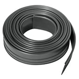 Flexibele kunststof gazonrand van BukkitBow, buigbaar en op maat te knippen met verbindingspinnen, 600 cm lang.