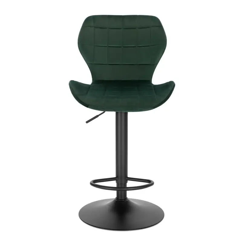BukkitBow fluwelen barkruk, verstelbaar en draaibaar, met comfortabele zitting en stijlvolle uitstraling, zithoogte 60-82 cm.