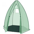 BukkitBow grote foliekas met grondzeil, polytunnel van 160x160x180cm voor tuinieren en gewasbescherming.