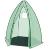 BukkitBow grote foliekas met grondzeil, polytunnel van 160x160x180cm voor tuinieren en gewasbescherming.