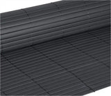 BukkitBow hard privacy hek en privacy mat, UV- en weerbestendig, dubbelzijdig, meerdere maten, inclusief bevestigingsclips.