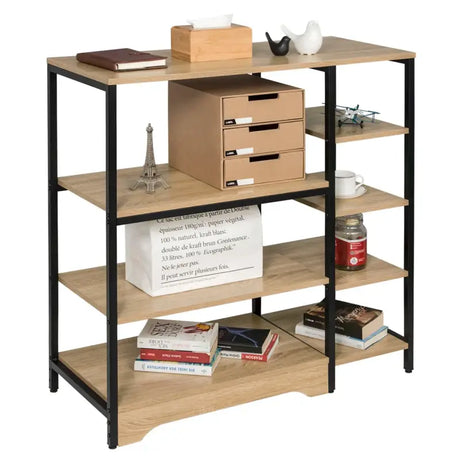 Industriële keukentrolley van BukkitBow met milieuvriendelijk materiaal, multifunctioneel, grote capaciteit, afmetingen 90x40x95 cm