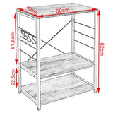 BukkitBow - Keukenkastje / Bijzettafeltje - Magnetronkast