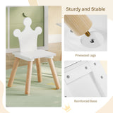 BukkitBow - Kindertafel met 2 Stoelen - Hout - Montessori - Speelset