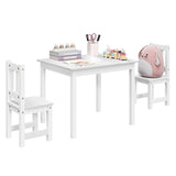 BukkitBow - Kindertafel met 2 Stoeltjes - Hout - Zitgroep - Speeltafel voor Kinderkamer - Vanaf 2 Jaar