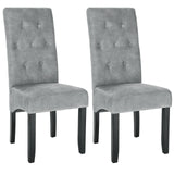 Set van 2 BukkitBow klassieke eetkamerstoelen met hoge rugleuning, comfortabele houten zit en stijlvolle uitstraling.
