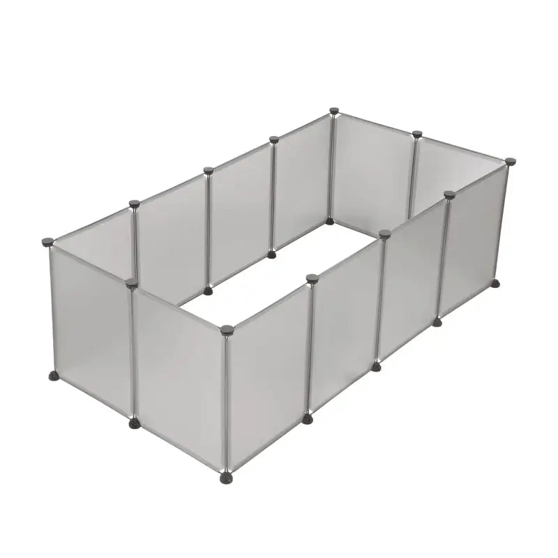 BukkitBow kleine dierenren voor hamsters, cavia's en konijnen, licht verduisterd, 12 platen van 35x45cm, afmeting 145x75x46cm