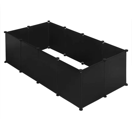 BukkitBow kleine dierenren voor hamsters, cavia's en konijnen, licht verduisterd, bestaande uit 12 platen van 35x45cm, 145x75x46cm.