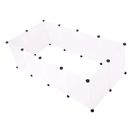 BukkitBow kleine dierenren voor hamsters, cavia's en konijnen, licht verduisterd, 12 platen van 35x45cm, 145x75x46cm formaat