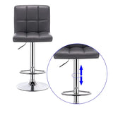 BukkitBow leren barkruk met metalen frame, ergonomisch design, verstelbaar en draaibaar, met rugleuning en zithoogte van 60-82 cm.