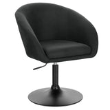 Luxe BukkitBow barkruk met kunstleer, linnen of fluweel, verstelbaar, ergonomisch en verchroomd staal, zithoogte 44-57 cm.