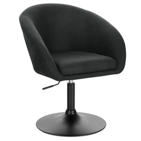 Luxe BukkitBow barkruk met kunstleer, linnen of fluweel, verstelbaar, ergonomisch en verchroomd staal, zithoogte 44-57 cm.