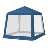 Luxe BukkitBow partytent 3x3m met muggennet en UV-bescherming, ideaal voor buitenfeest of barbecue.