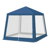 Luxe BukkitBow partytent 3x3m met muggennet en UV-bescherming, ideaal voor buitenfeest of barbecue.