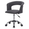 Luxe velvet bureaustoel van BukkitBow met wieltjes, zachte bekleding en ergonomisch ontwerp voor comfortabel werken in huis of kantoor.