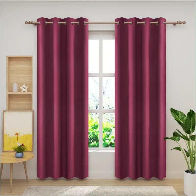 Luxe fluwelen verduisteringsgordijn van BukkitBow, dubbel geweven, 140cm breed, verkrijgbaar in verschillende lengtes, in een elegante stof.