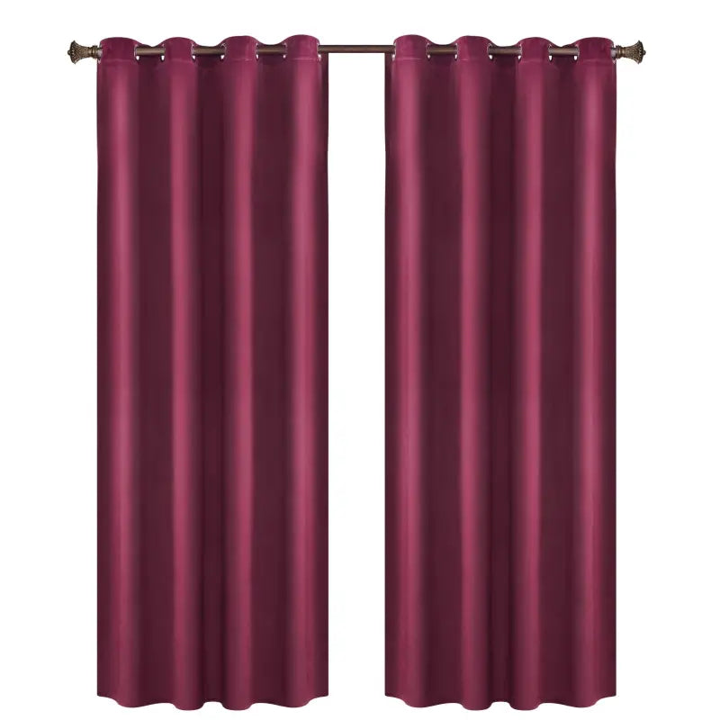 Luxe fluwelen verduisteringsgordijn van BukkitBow, dubbel geweven, 140cm breed, in verschillende lengtes, hangend voor raam.