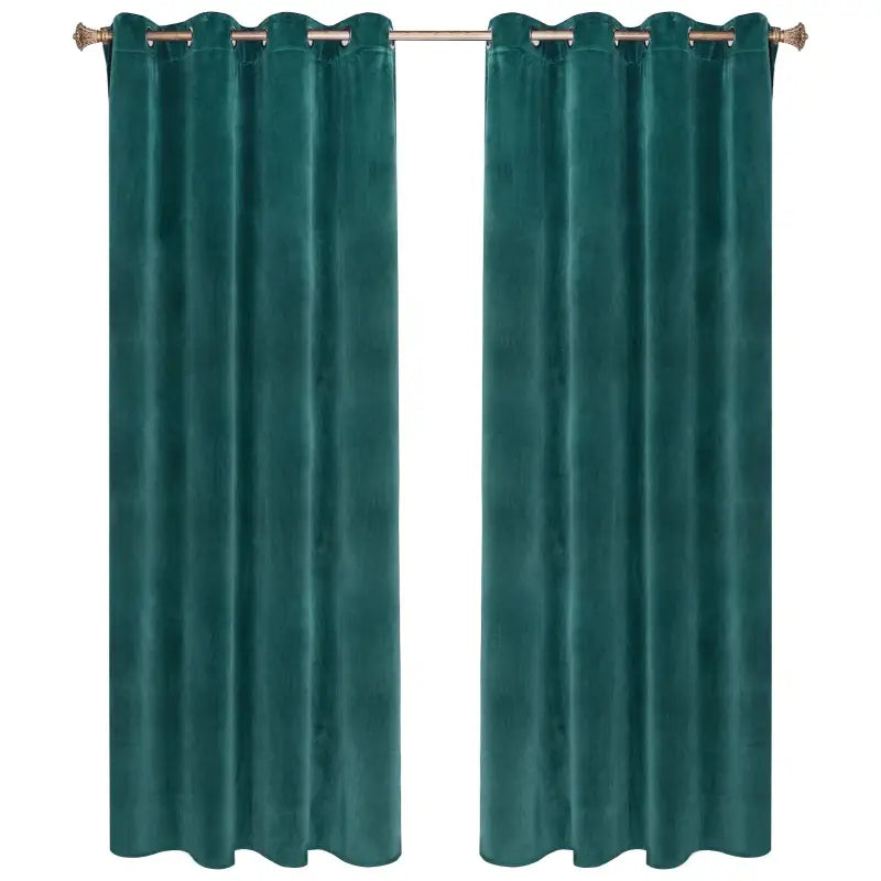 Luxe fluwelen verduisteringsgordijn van BukkitBow, dubbel geweven, 140cm breed, in verschillende lengtes, voor elegant raamdecor.