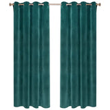 Luxe fluwelen verduisteringsgordijn van BukkitBow, dubbel geweven, 140cm breed, in verschillende lengtes, voor elegant raamdecor.