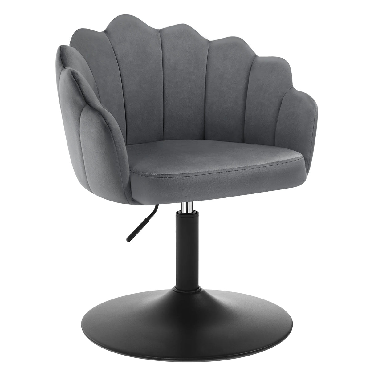 BukkitBow make-up stoel met bloemvormig design, hoogte verstelbare barkruk voor comfortabele zitervaring