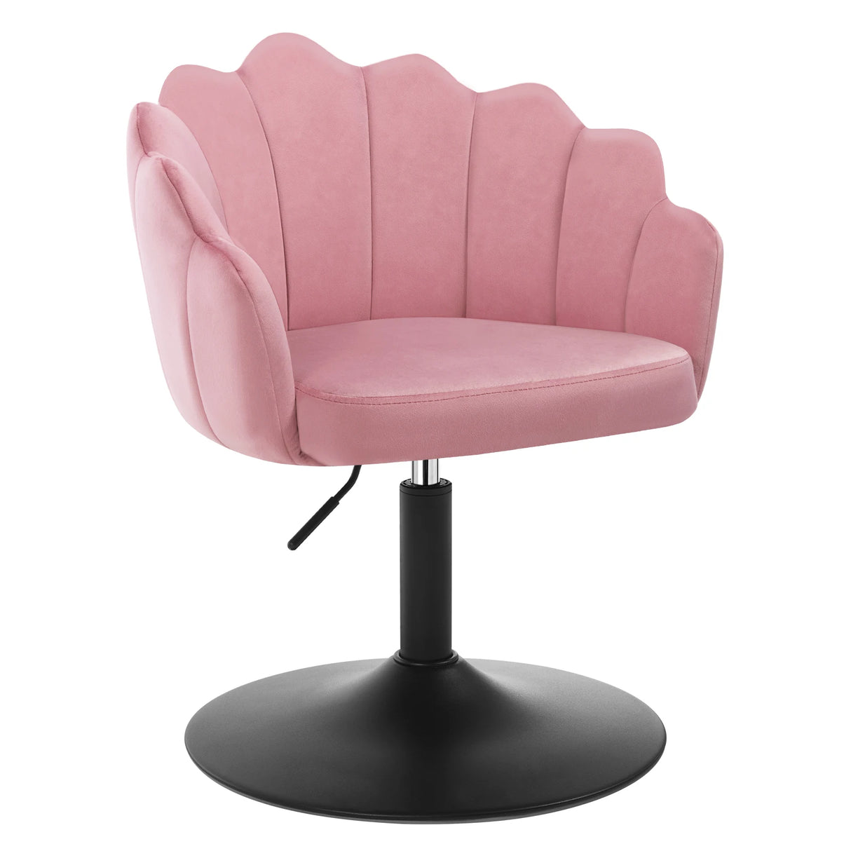 BukkitBow make-up stoel met bloemvormig design, hoogte verstelbare barkruk voor comfortabel zitplezier.