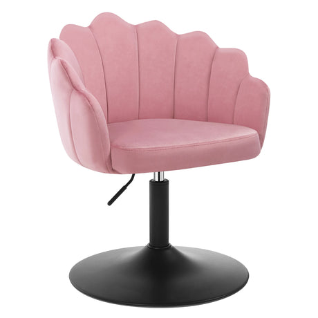 BukkitBow make-up stoel met bloemvormig design, hoogte verstelbare barkruk voor comfortabel zitplezier.