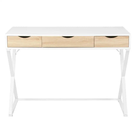 BukkitBow – Modern Bureau met Lades – Hout en Metaal