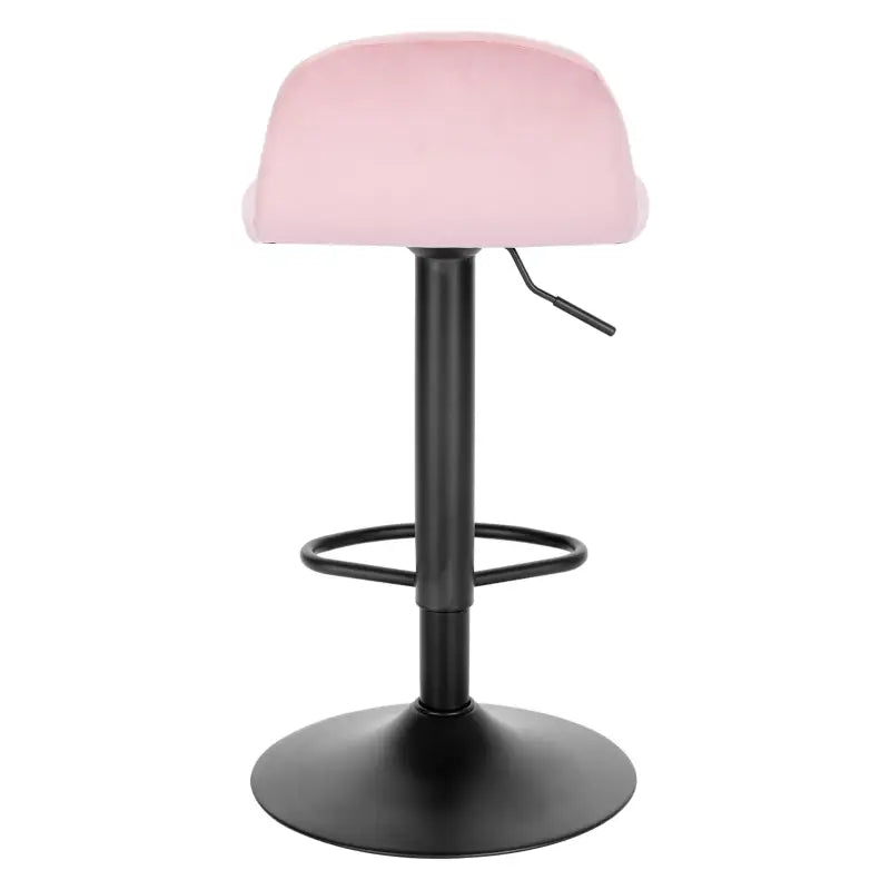 BukkitBow moderne barkruk met fluweel en metaal, verstelbare hoogte, 360° draaibaar en hoogdichtheidsschuim bekleding.