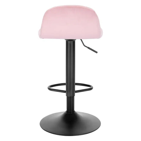 BukkitBow moderne barkruk met fluweel en metaal, verstelbare hoogte, 360° draaibaar en hoogdichtheidsschuim bekleding.