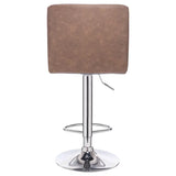 BukkitBow moderne barkruk met kunstleer en metalen frame, verstelbaar en 360° draaibaar, ergonomisch en stevig met 120 kg draagkracht