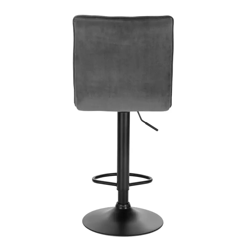BukkitBow moderne barkruk met synthetisch leer of fluweel, verstelbaar en draaibaar, ergonomisch design, zithoogte 59-79 cm.