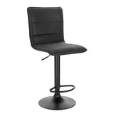 Moderne BukkitBow barkruk met synthetisch leer of fluweel, staal, verstelbaar en draaibaar, ergonomisch design, zithoogte 59-79cm.
