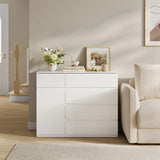 Moderne BukkitBow commode met 5 laden en opbergkast, verstelbare planken en strakke design, ideale opbergruimte voor elke kamer.