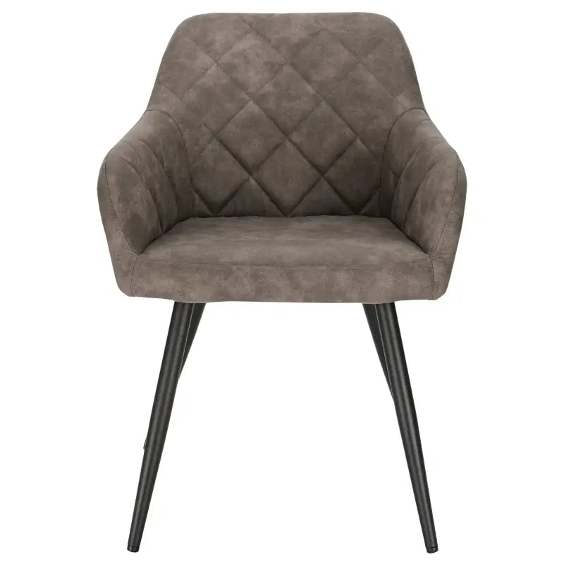 BukkitBow moderne eetkamerstoel van stof en fluweel, ergonomisch en comfortabel, met een zithoogte van 47 cm.
