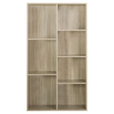 Moderne BukkitBow boekenkast met 7 vakken in Scandinavisch design, strak en functioneel voor woon- of kantoorruimte.