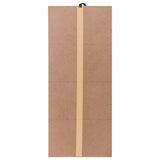 Moderne witte BukkitBow boekenkast met 6 open vakken, 118 cm hoog, strak ontwerp voor woonkamer of kantoor.