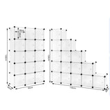 BukkitBow modulair opbergsysteem met 15 cubes en magnetische deuren, geschikt als opbergrek voor diverse spullen